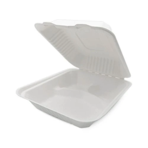 8inch Three Compartment Clamshell