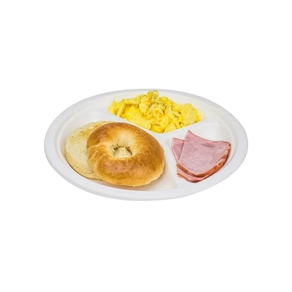 5 compartment plate