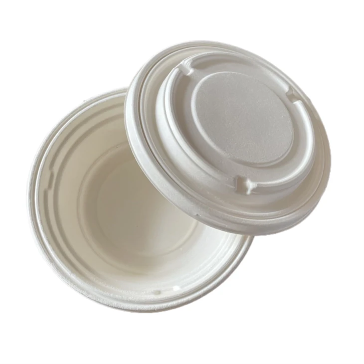 bagasse round bowl packaging