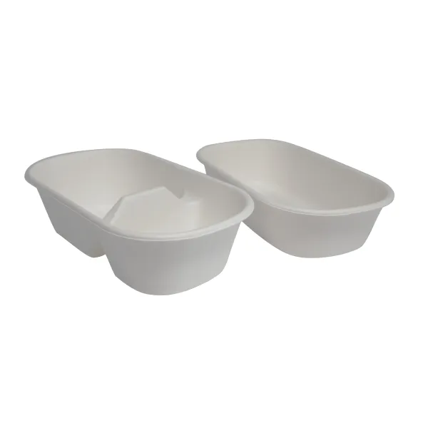 Disposable Compostable Tableware Biodegradable Sugarcane Lunch Box Bagasse Microwavable