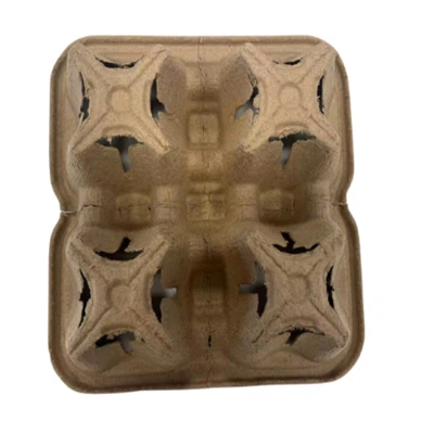 Bagasse Milk Tea Cup Carrier