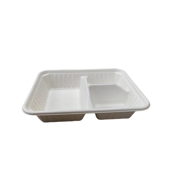 three compart take away bagasse container three compart take away bagasse container