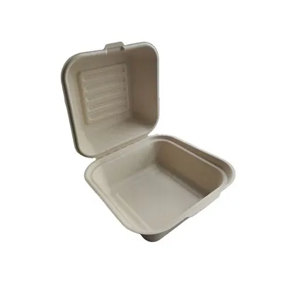 6" Square burger box
