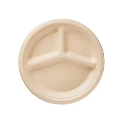 10 Inch 3 Compartment Round Plate