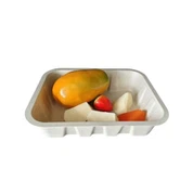Durable Bagasse Food Tray For Pre-meal, Fruit Or Vegetable