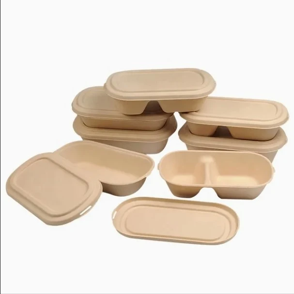 Sugarcane Bagasse Lunch Box Food Container