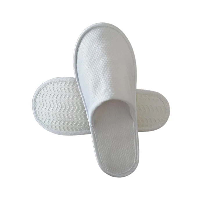 Wholesale Eco Friendly Biodegradable Disposable Fiber Slippers For Hotel Room